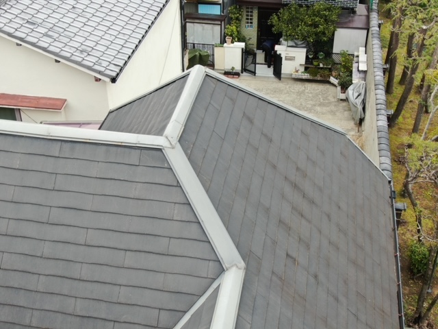 兵庫県西宮市　屋根棟板金交換工事